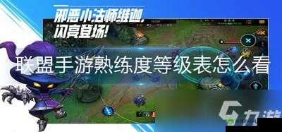 英雄联盟手游:如何查看英雄熟练度?