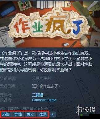 超有趣的作业疯了:独特游戏特色全揭秘