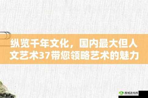37大但人文艺术免费:你不可错过的精彩