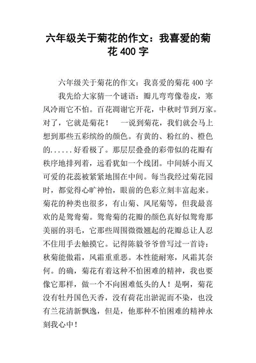 六年级菊花能塞下几支笔:趣味探索