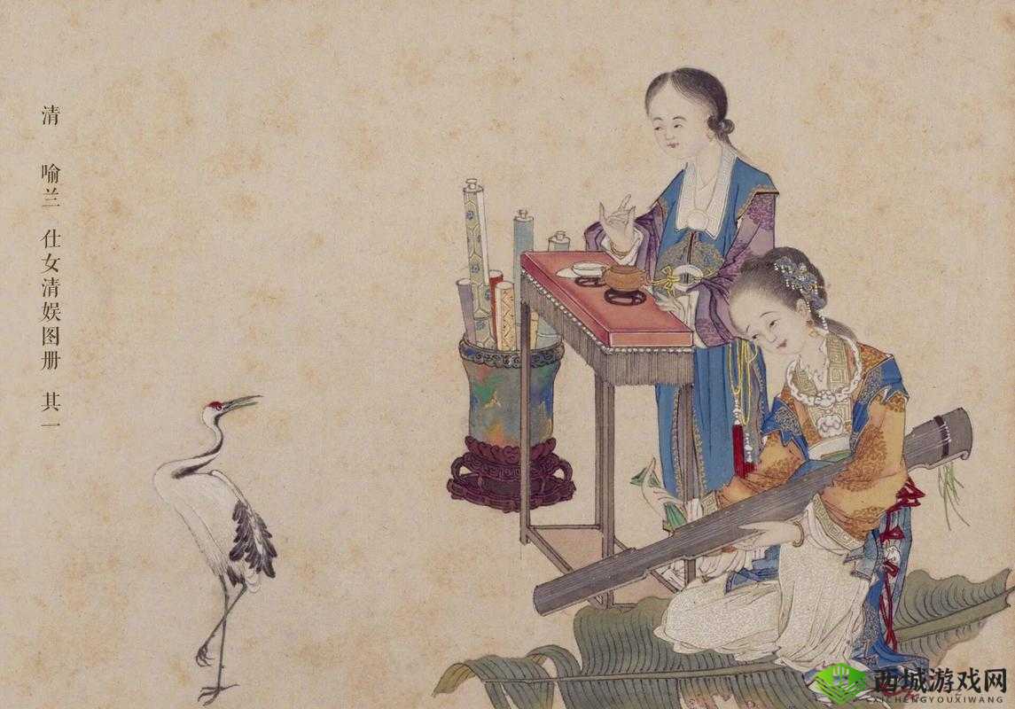 古代女子的闲情雅趣:吹花嚼蕊弄冰弦