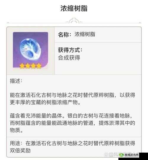 原神树脂,合成、应用与策略