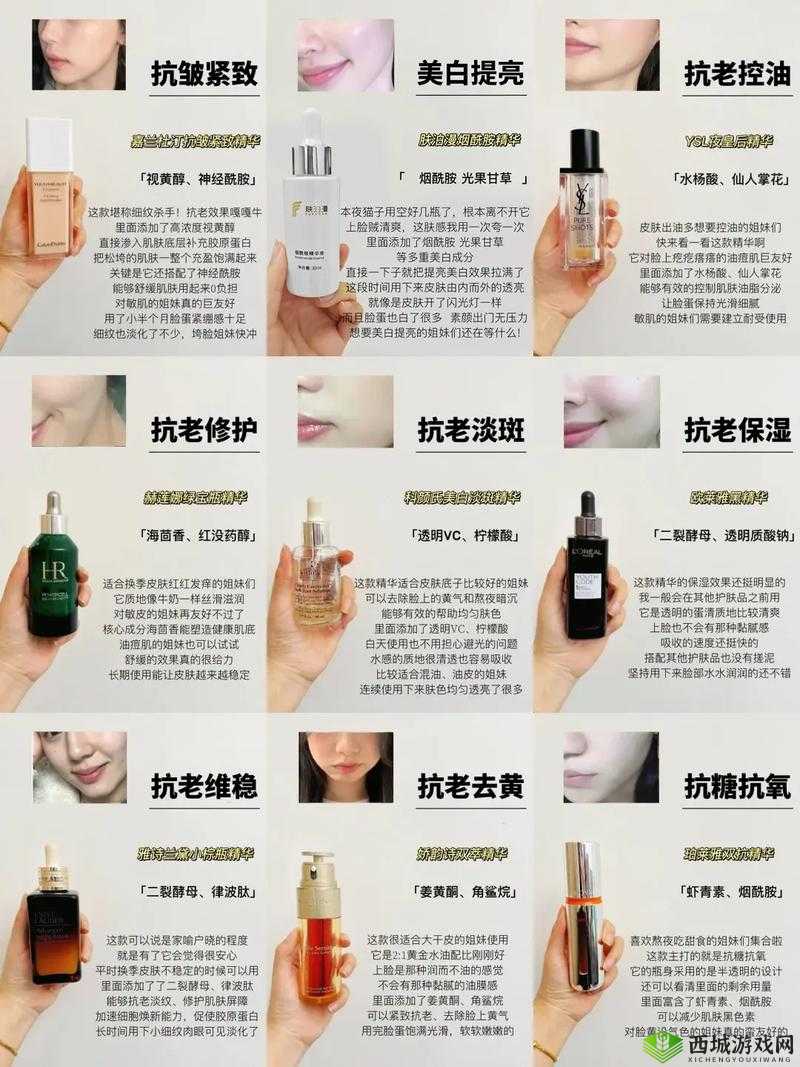 国产精华液一线二线三线区别:不同级别精华液特点解析与对比