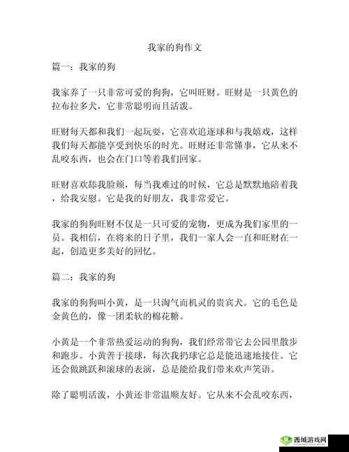婆婆和我的狗老公怎么相处:探索和谐共处的秘诀与策略